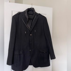 DKNY pea coat with removable vest.